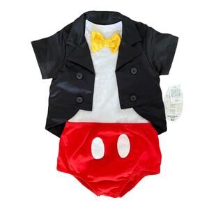 Disney Parks Mickey Mouse Tuxedo Baby Bodysuit size 18 months